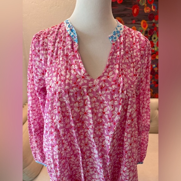 Roller Rabbit Vinca Nydia Dress S missing belt - Picture 6 of 11